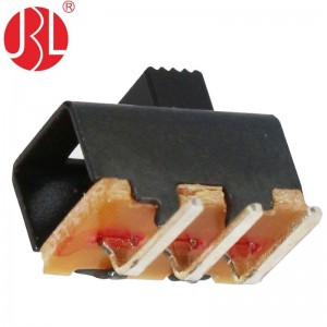 SS-12F21 vertical SMT 1P2T slide switch