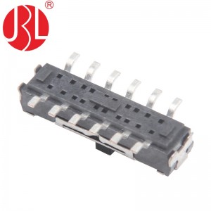 MS-42D20 vertical SMT 4P2T mini slide switch