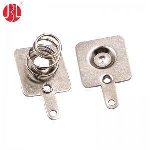 BC-AA-5203-NI battery holder plug box Metal Coin cell retainer Leaf Battery Spring Contact battery clip