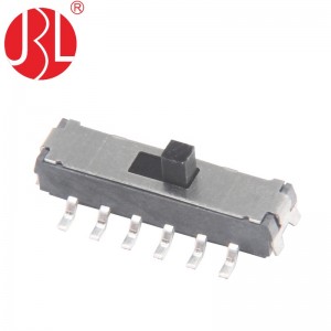 MS-42D20 vertical SMT 4P2T mini slide switch