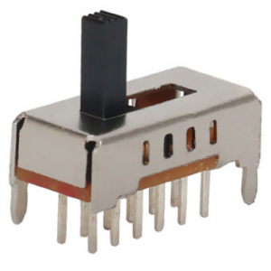 SS-24D02 vertical through hole 2P4T slide switch