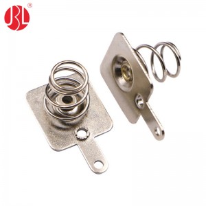 BC-AA-5201-NI battery holder plug box Metal Coin cell retainer Leaf Battery Spring Contact battery clip