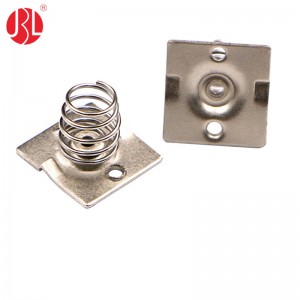 BC-AA-5224-NI battery holder plug box Metal Coin cell retainer Leaf Battery Spring Contact battery clip