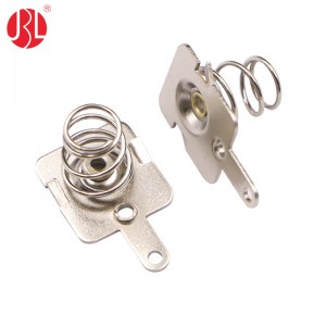 BC-AA-5220-NI battery holder plug box Metal Coin cell retainer Leaf Battery Spring Contact battery clip