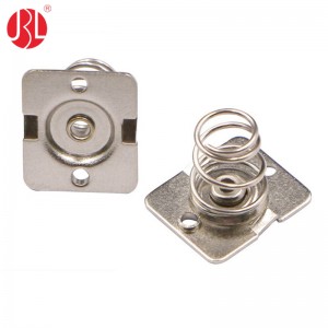 BC-AA-5222-NI battery holder plug box Metal Coin cell retainer Leaf Battery Spring Contact battery clip