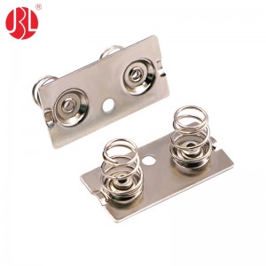 BC-AA-5228-NI battery holder plug box Metal Coin cell retainer Leaf Battery Spring Contact battery clip