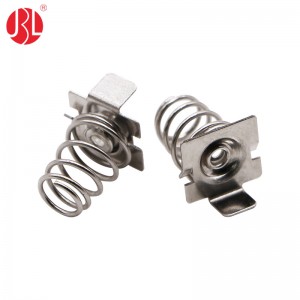 BC-AA-7404-NI battery holder plug box Metal Coin cell retainer Leaf Battery Spring Contact battery clip