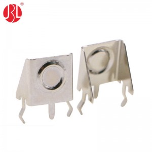 BC-AAA-597-1 battery holder plug box Metal Coin cell retainer Leaf Battery Spring Contact battery clip