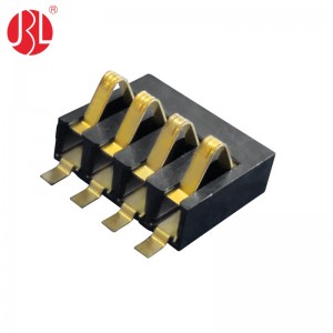 BT-82 4pin Male Battery Charger Connector Vertical SMT Type for PCB PH2.5mm Height 5.45mm