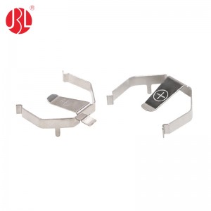 CR2032-11-NI battery holder plug box Metal Coin cell retainer Leaf Battery Spring Contact