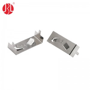 CR2032-19-NI battery holder plug box Metal Coin cell retainer Leaf Battery Spring Contact