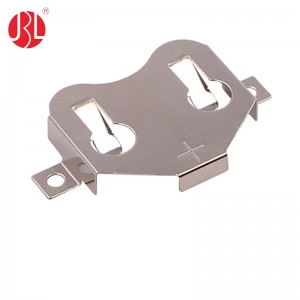 CR2450-1-NI battery holder plug box Metal Coin cell retainer Leaf Battery Spring Contact