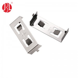 CR2450-6-NI battery holder plug box Metal Coin cell retainer Leaf Battery Spring Contact