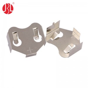 CR2477-1-NI battery holder plug box Metal Coin cell retainer Leaf Battery Spring Contact