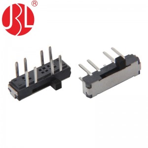 MK-23D38 right angle through hole 2P3T mini slide switch