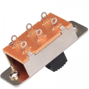 SS-22K28 vertical through hole 2P2T slide switch