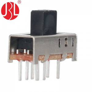 SS-23E06 vertical through hole 2P3T slide switch