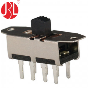 SS-23H19 vertical through hole 2P3T slide switch