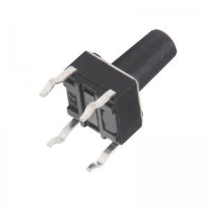 TC-00104NC tactile switch Through Hole Vertical