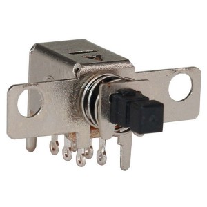 JBL PS-22F26 Pushbutton switch 2P2T with Lock or Non-lock with solder wire terminal and 2 screw fixing holes