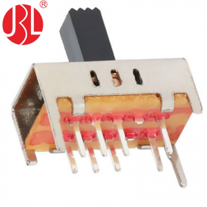 SS-23D15 vertical through hole 2P3T slide switch