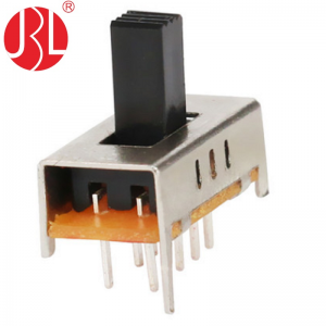 SS-23D15 vertical through hole 2P3T slide switch